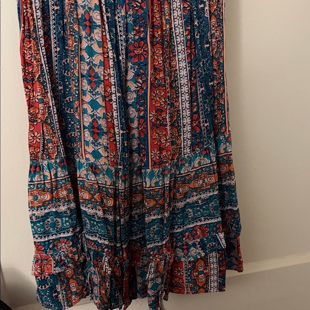 NWOT Angie Bohemian Multicolor Strappy Dress size: M - Picture 4 of 7